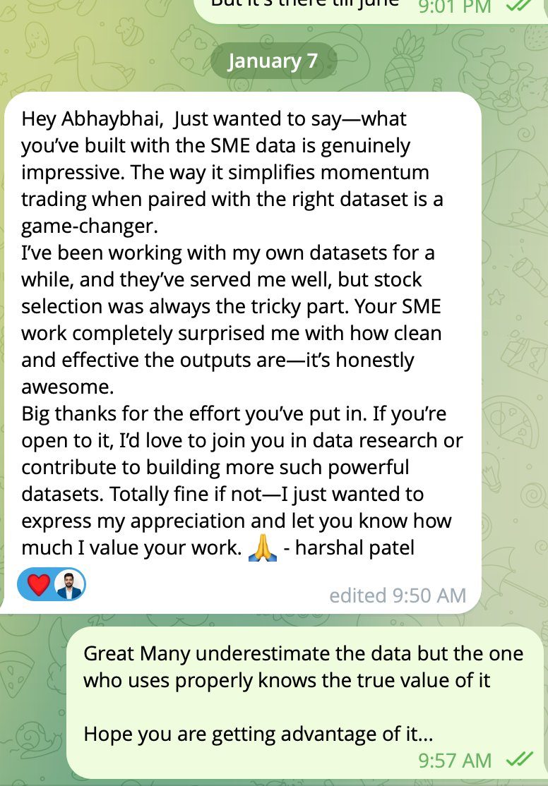 Telegram testimonial